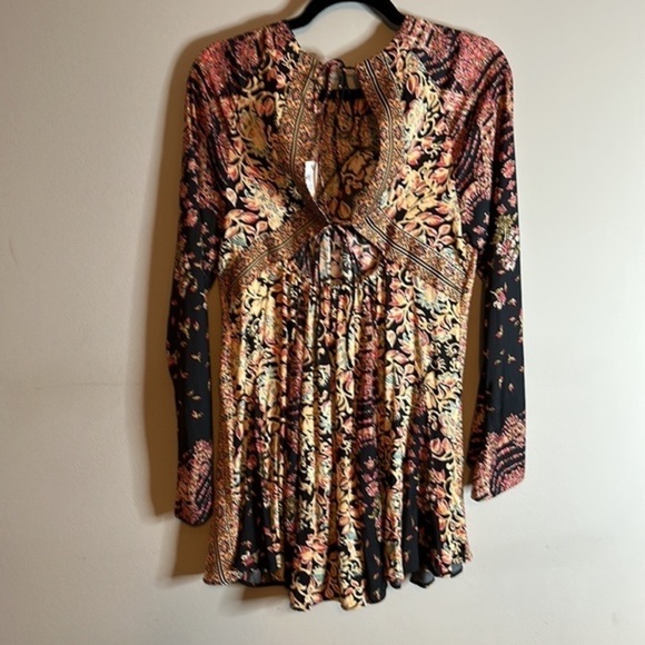 NWT Free People Stevie Tunic Black Combo size Small - Picture 5 of 12